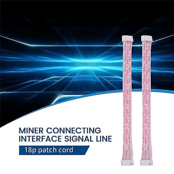 20 stk. 18-bens signal kabel 2x9 Pins Miner Connect Data Kabel til Antminer S9 S7 L3 maskine, kommunikation