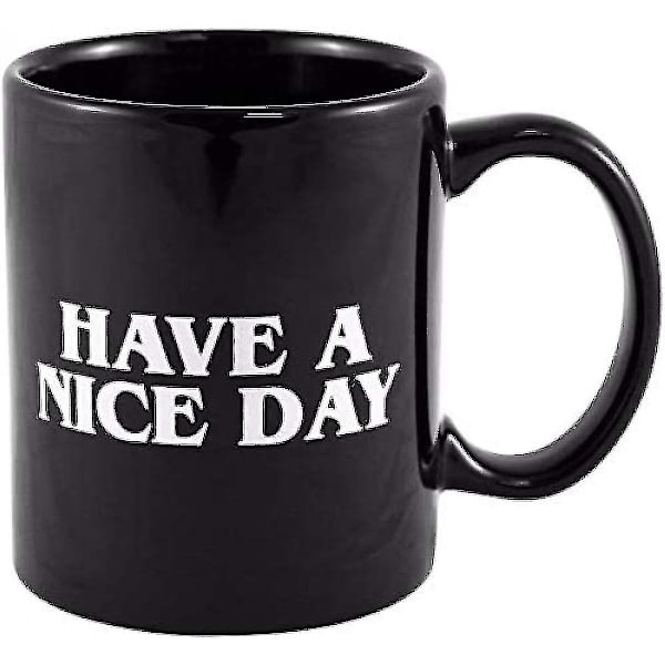 Have A Nice Day Kaffe Kops Midt Finger Sjov Kop Til Kaffe Mælk Juice