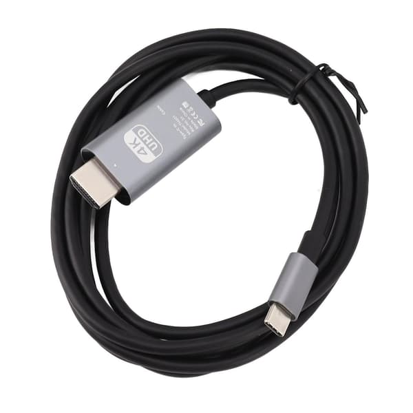 USB C til HD Multimedia Interface Kabel 4K 30Hz UHD Plug and Play Adapter