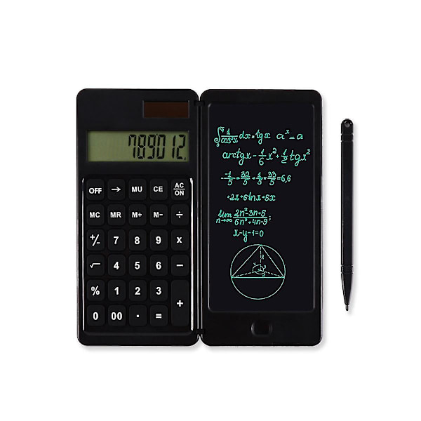 Mini Solcelledregner Skrivetablet 6,5 Tommer Digital Grafisk Tablet Lcd Skrivepude Med Stylus Bærbare Regnemaskiner