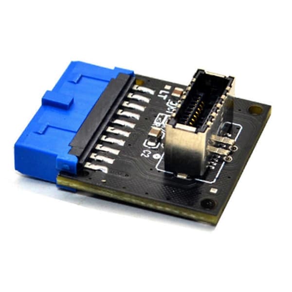 USB 3.0 Intern Header til USB 3.2 Type C Front Type E Adapter 20 Pin til 19 Pin Konverter