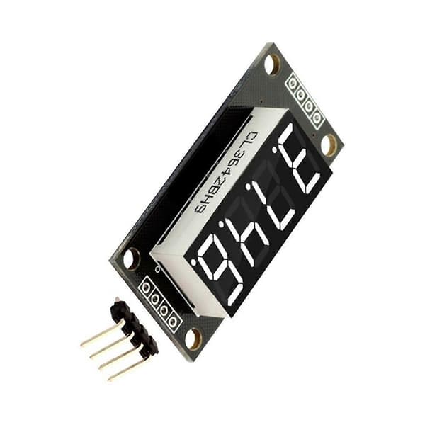 0,36 tommer 4-cifret digitalt displayrør Decimal 7 segmenter TM1637 driver LED-modul kort til hvid