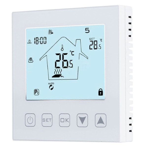 Hushållsintelligent fjärrkontroll temperaturregulator Golvvärme termostat AC230V 50/60HZ