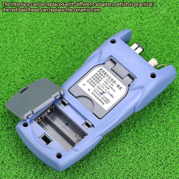 -9 1mw Power FTTH Fiberoptisk Optisk Effekt Måler Kabel Tester