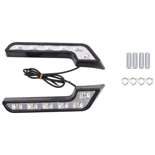2X 12V Super Bright DRL LED päiväajovalot autoille Auto vedenpitävät LED ajovalot sumu