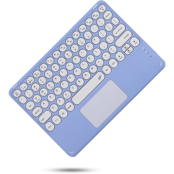 -tastaturetui med pekeplate Søt rund nøkkelfargetastatur Ipad Air2/pro9.7ge -5