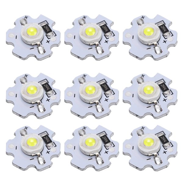 200LM 3W Högpresterande 5V LED-chips 25 st för DIY-belysningsarmaturer