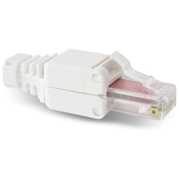 10 X verkkoliitintä ilman työkaluja Rj45 Cat6 Lan Utp kaapeliliitin ilman työkaluja Cat5 Cat7 asennus