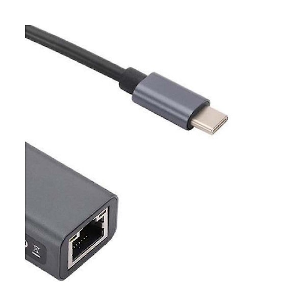 Type3.1 Gigabit-verkkoadapteri USB 3.0 LAN RJ45 Ulkoinen langallinen verkkoadapteri 1000 Mbps kytkimelle