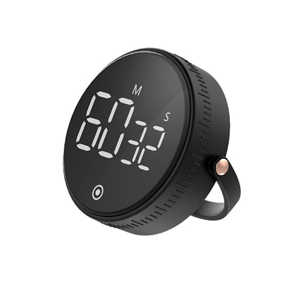 Magnetisk Kjøkken Timer LED Digital Timer Manuell Nedtelling Timer Alarmklokke Matlaging Dusj Studie Fi