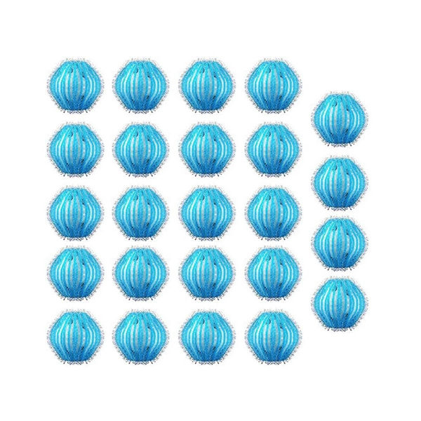Tvättmaskin, återanvändbara luddbollar, tvättboll för tvättmaskinen (mörkblå)