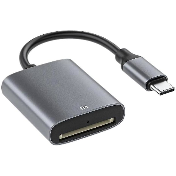 Type C MS Memory Card Reader - Aluminiumslegering USB C Adapter til smartphones og tablets