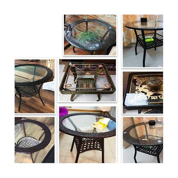 Kaffegradient Platt Syntetisk Rattan Reparationsmaterial Rattanfläta Reparationskit för Stickning och Stol T