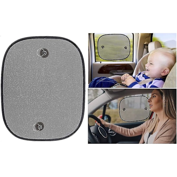 2-pack Universellt Bilsolskydd för Sido- och Bakrutor, Bilsolskydd Sidoruta