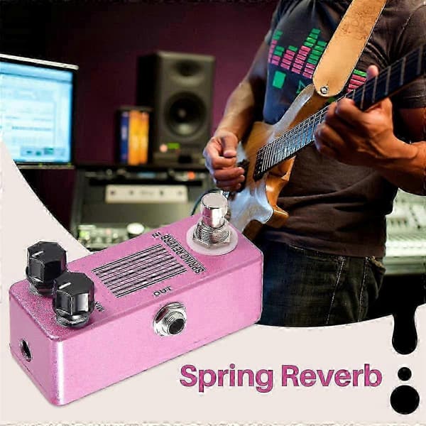 MOSKY MP-51 Spring Reverb Mini Enkelt Gitarr Effektpedal True Bypass Gitarrdelar & Tillbehör