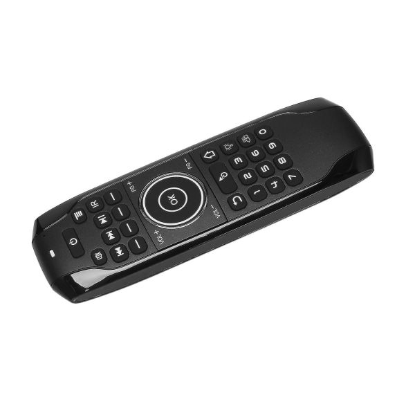 Bluetooth 5.0 Mini Tangentbord G7bts Gyroskop Bakgrundsbelyst IR-inlärning Luftmus Fjärrkontroll för Smart
