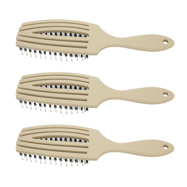 3pcs Hair Brush Comb Massage Scalp Relieve Pressure Hairdressing Comb Set Fit For Household Hair Salon