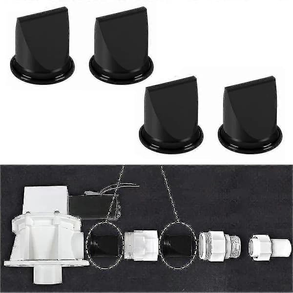 4 stk. Andenæbsventilkit til Sealand til Dometic Andenæbsventilkit 1-1/2\" Kit til Vacuflush 385310