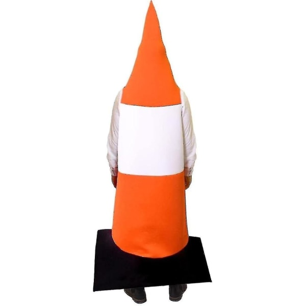 Halloween-kjole Trafikkkjegle Klær - En pakke - Oransje Og Hvit Road Traffic Cone - Scene Night
