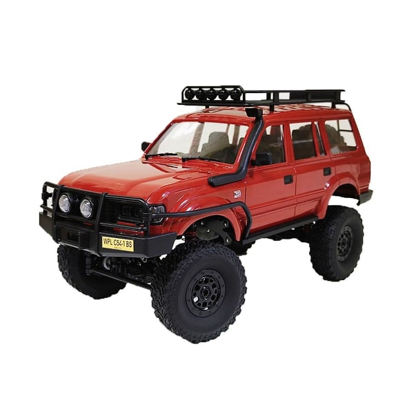 WPL C54-1 LC80 1/16 2.4G 4WD RC Car Rock Crawler RTR Elektrisk buggy klatrevogn LED lys terrængående bil til børn Gave,2