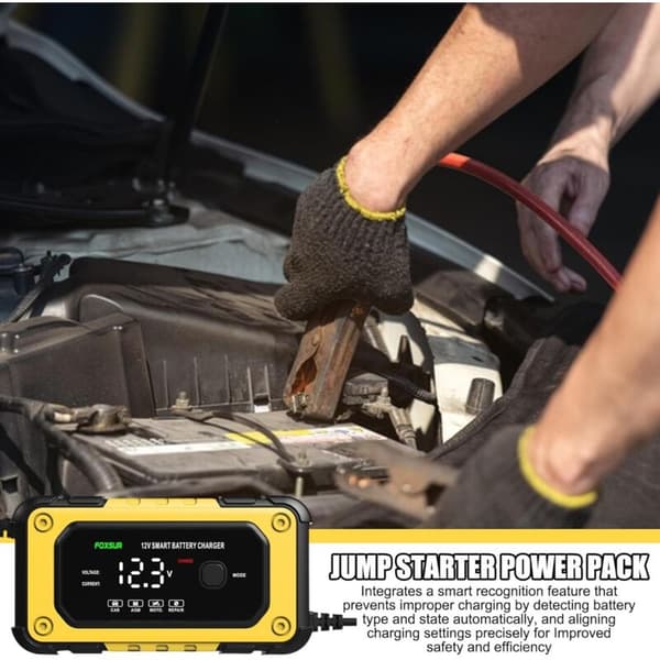 Bilbatteri startbooster - Bilbatteriforsterker - Enhet