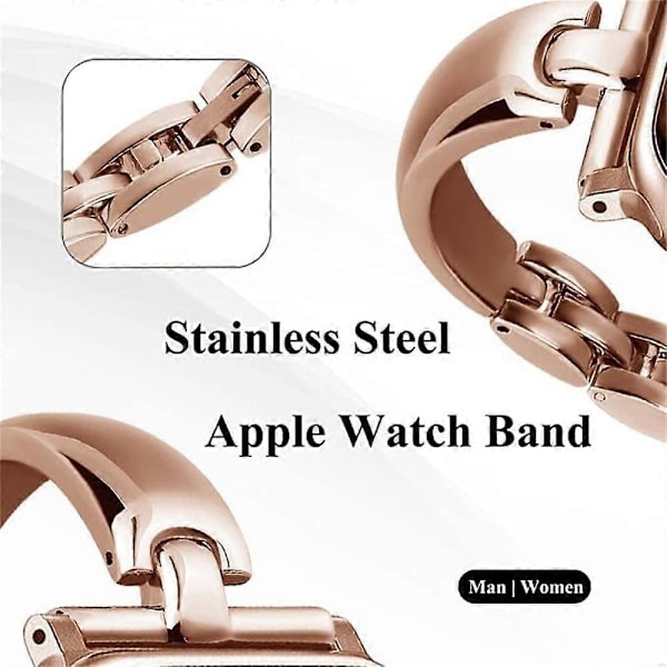 Rem, der er kompatibel med Apple Watch Series Ultra 9 8 SE 7 6 5 4 3 2 og flere modeller.