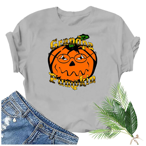 Halloween-kostymer for kvinner - Halloween casual T-skjorte med trykk - Toppbluse