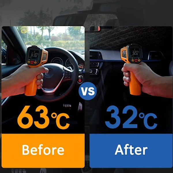 Suojaa autosi auringolta tällä kannettavalla taittuvalla tuulilasin aurinkosuojalla