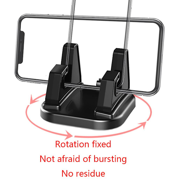 Antiskli Mobil 360 Graders Mobiltelefonholder GPS Navigasjon Tilbehør