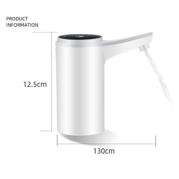 Vannflaske Dispenser Pumpe Oppladbar Elektrisk Vanndispenser Bryter Bærbar Vanndispenser For Camping