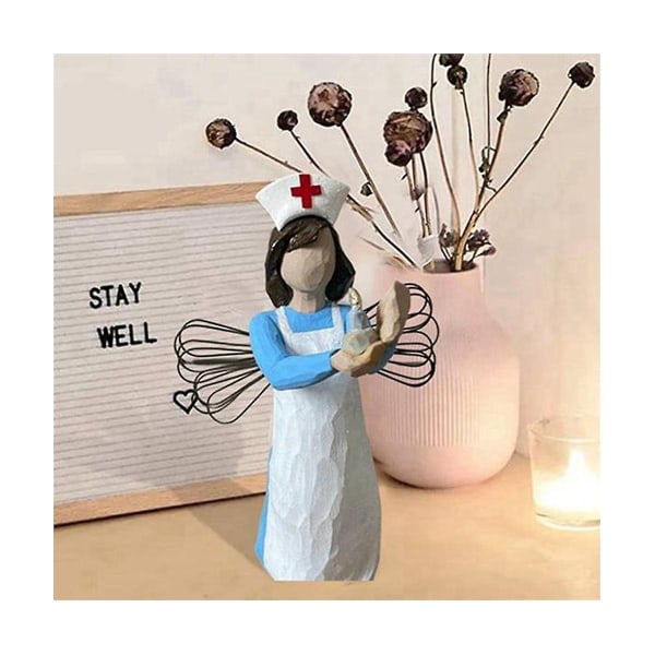 Angel Figurine Of Friendship Nurse Figurine Minnesmerker Gaver Angel Of Friendship Gifts Nurse Figurin