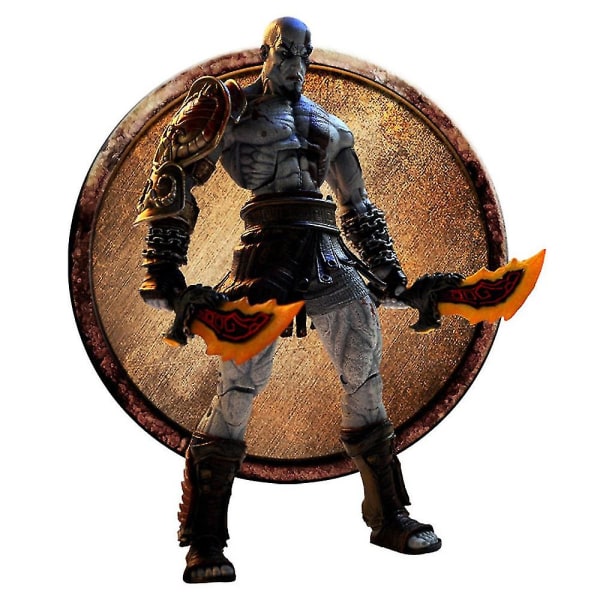 God Of War 3 Ultimate Kratos Action Figurer Samleleker Hjem Dekorasjon Halloween Party Rekvisitter-yu