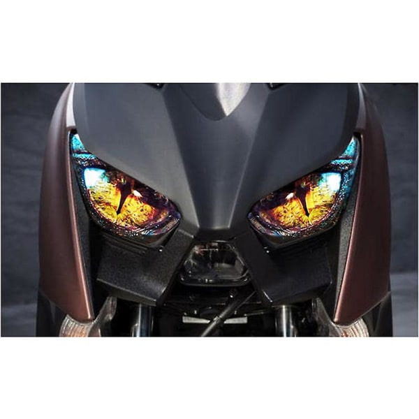Motorcykeltilbehør forlygtebeskyttelsesmærkat forlygtemærkat til Yamaha Xmax 300 Xmax 250 2017 2018 A