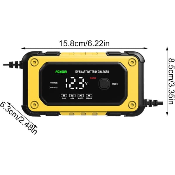 Bilbatteri startbooster - Bilbatteriforsterker - Enhet