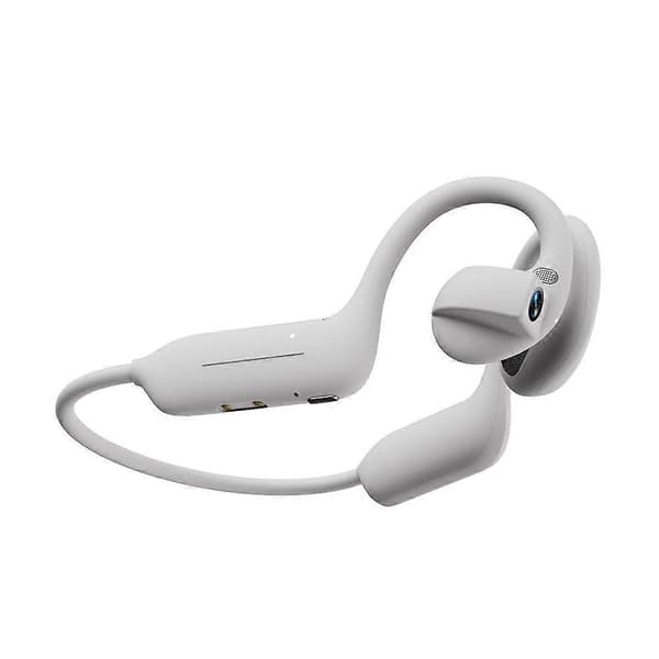 Smart kameraheadset AI-översättare Open Ear Utomhuscykling Vandring white