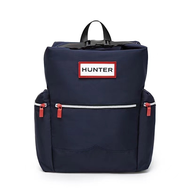 Hunter Unisex Outdoor Ryggsäck för Skolan, Vattentät Resa och Bergsklättring med Toppspänne i Nylon Navy blue