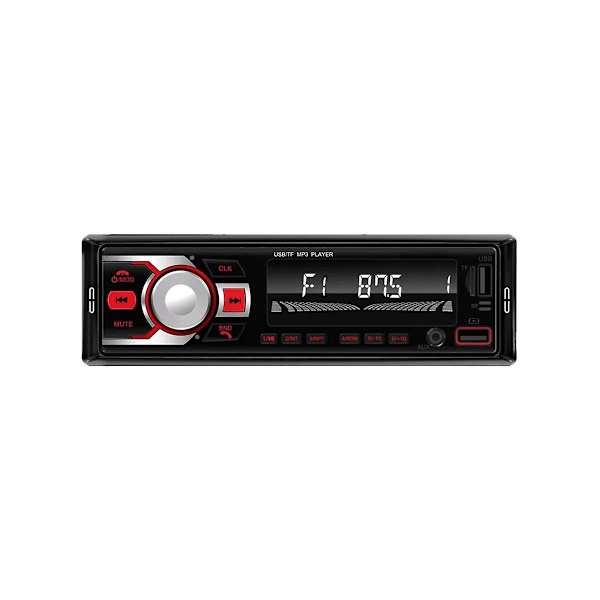Auton värikäs valo FM-radio Auton Bluetooth Mp3 12v Multimedia soitin Kortti USB-muistitikku Radio