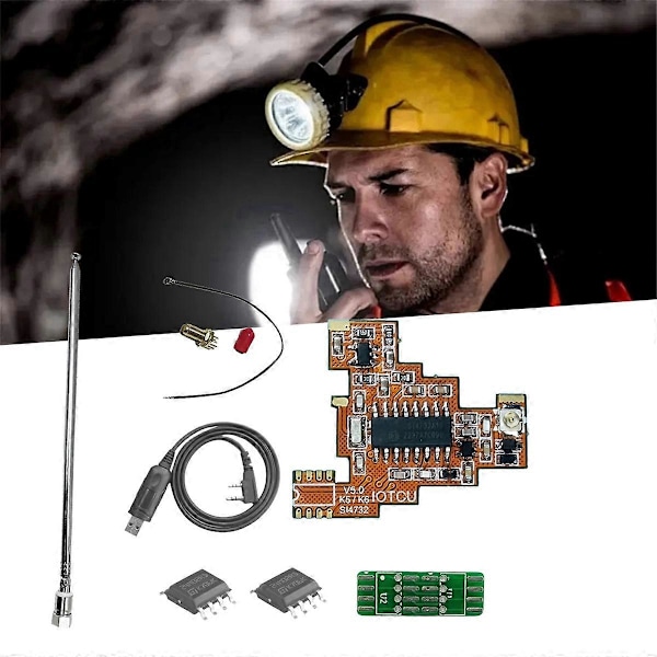 SI4732 V5.0 FPC Moduuli+2x2M Sirus+Antenni Täysi Paketti Monijärjestelmä UVK5 UVK6 HF Lyhytaalto Täyden Kaistan Vastaanottoon