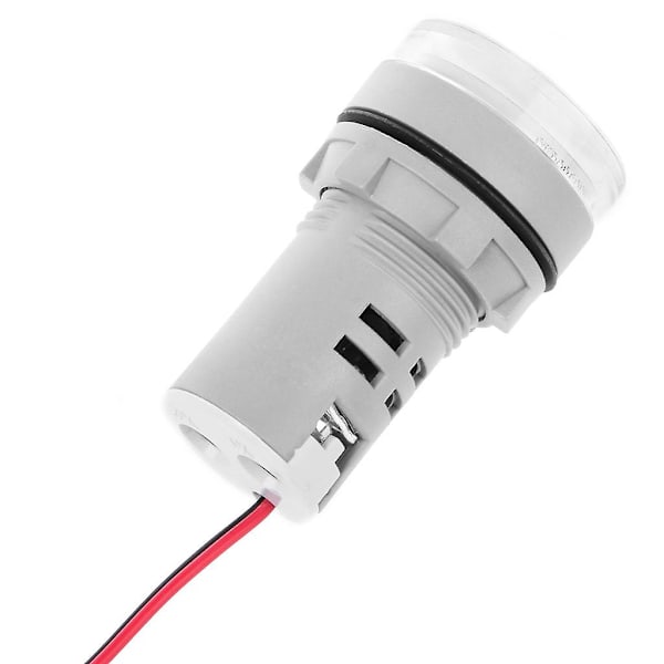 0-100a Digital Ammeter Strömmonitor Mätare Amperemeter Med Signallampan 22mm