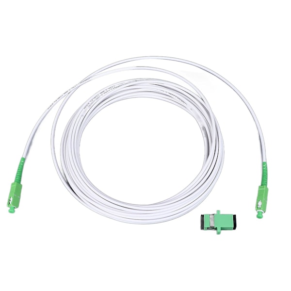 Pansret SC Patchkabel med Flenskontakt 5m for Optisk Modemforlengelse - Single Mode SC APC for FTTH FTTB FTTP