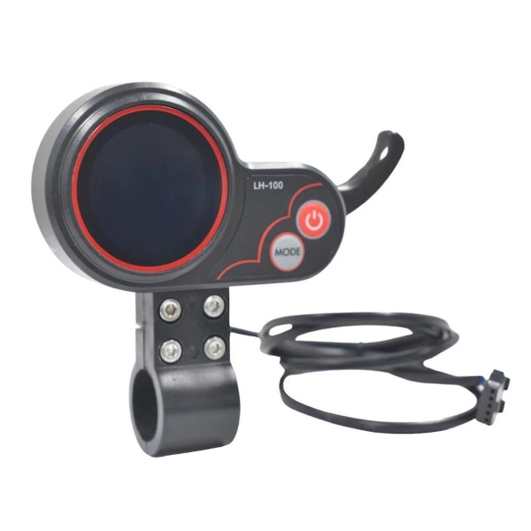 Lh100 LCD-skjerm Dashboard 24v-60v gassmåler for elektrisk scooter/ebike hastighetsmåler (sm Plugg 6