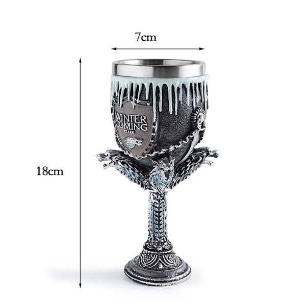 Wine glass resin skull Halloween gift rights home decoration skull crafts