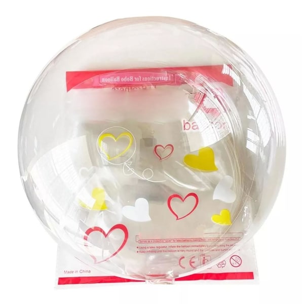 10 stk Bobo-ballonger med bred munn gjenbrukbare miljøvennlig gjennomsiktig til bryllupsbursdagsfest