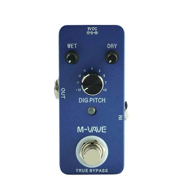DIG PITCH Gitarr Effekt Pedal Musik Tillbehör Pedal Gitarr Elektrisk Mini Enkel Typ med True B