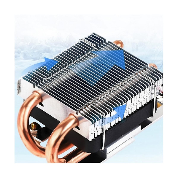 Til Visionfive2 Cpu Tårn Køleventilator U-formet Kobberrør Cpu Køleventilator