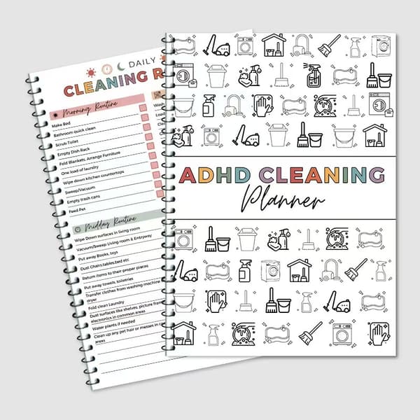 2 st ADHD STÄDNING Hem Årlig Städplan Städchecklista Planerare
