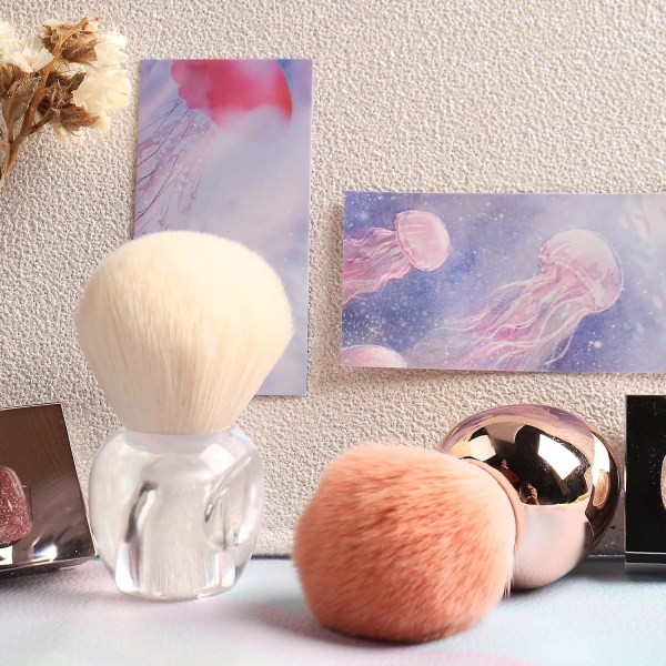 Neglestøvbørste, neglestøvbørste, fjern akrylneglepulver, manicure makeup børster, støvbørsterenseværktøj (pink2)