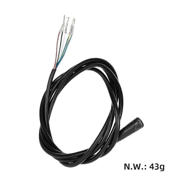 Instrumentbræt Display Forbindelseskabel Til El-Scooter Display 5-Pins Throttle Kabel Dele
