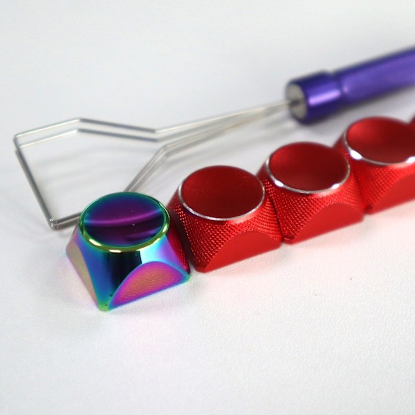 5-tasters Keycap-sæt Aluminiumlegering Key Caps Esc & Retningstaster Esc Pil Xda