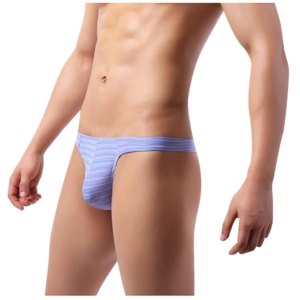Undertøy for menn med lav midje Fargestriper Komfortabel thong 6 stk